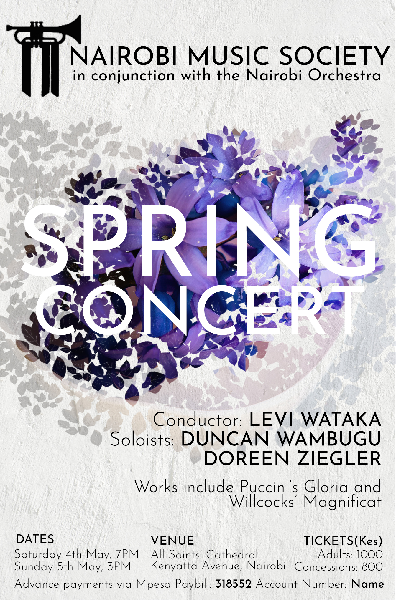 Nairobi Music Society and Levi Wataka conducting